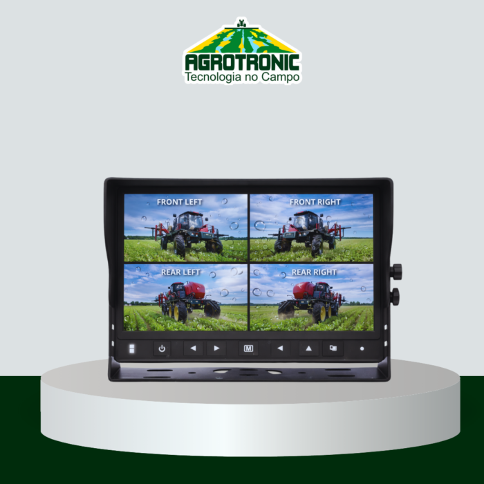 MONITOR (IP67) PARA CÂMERA DE VIDEO AGRÍCOLA – ATÉ 4 CÂMERAS