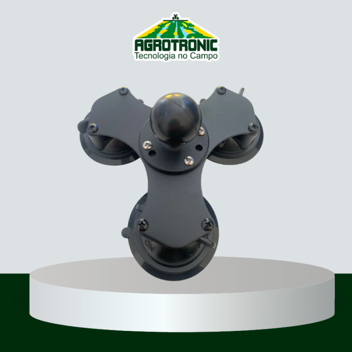 VENTOSA TRIPLA ( COM SUPORTE BASE REDONDA )